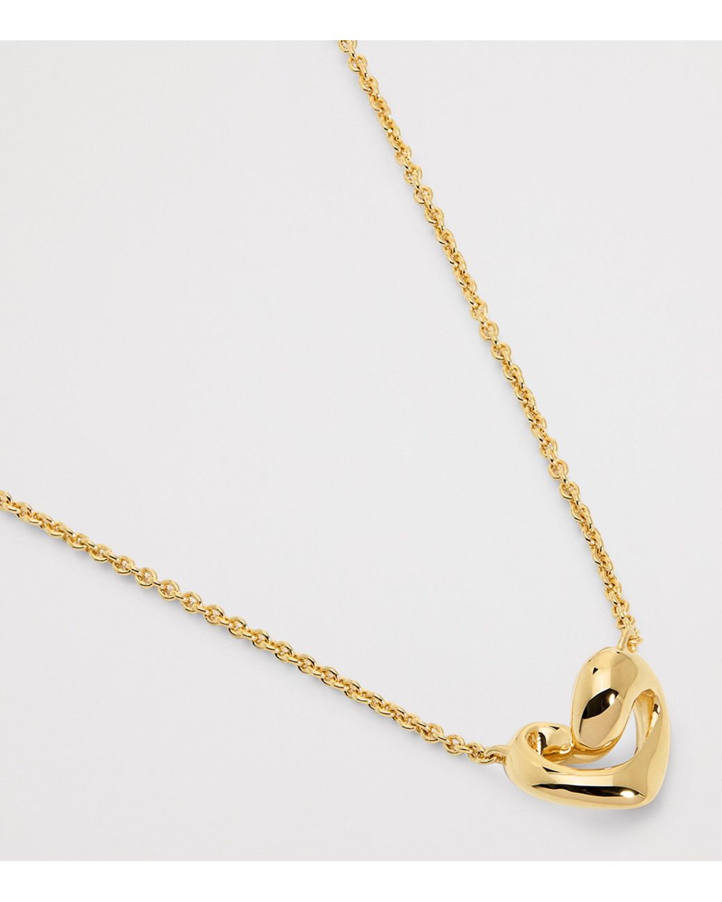 Monica Vinader Natural Small Vermeil Infinity Heart Necklace