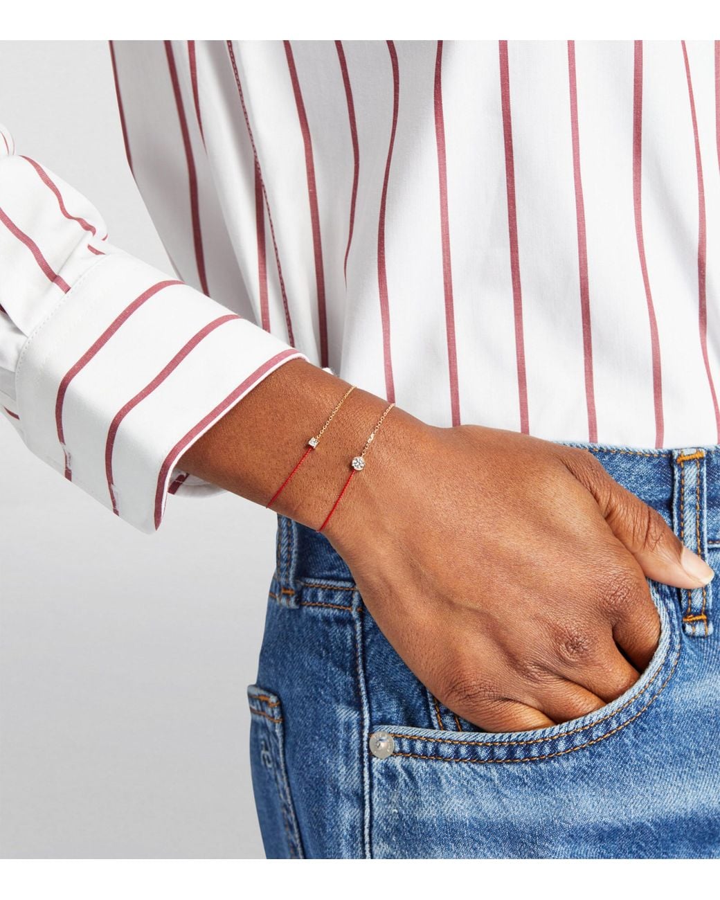 RedLine Metallic And Diamond Royal 10-Year Anniversary Bracelet
