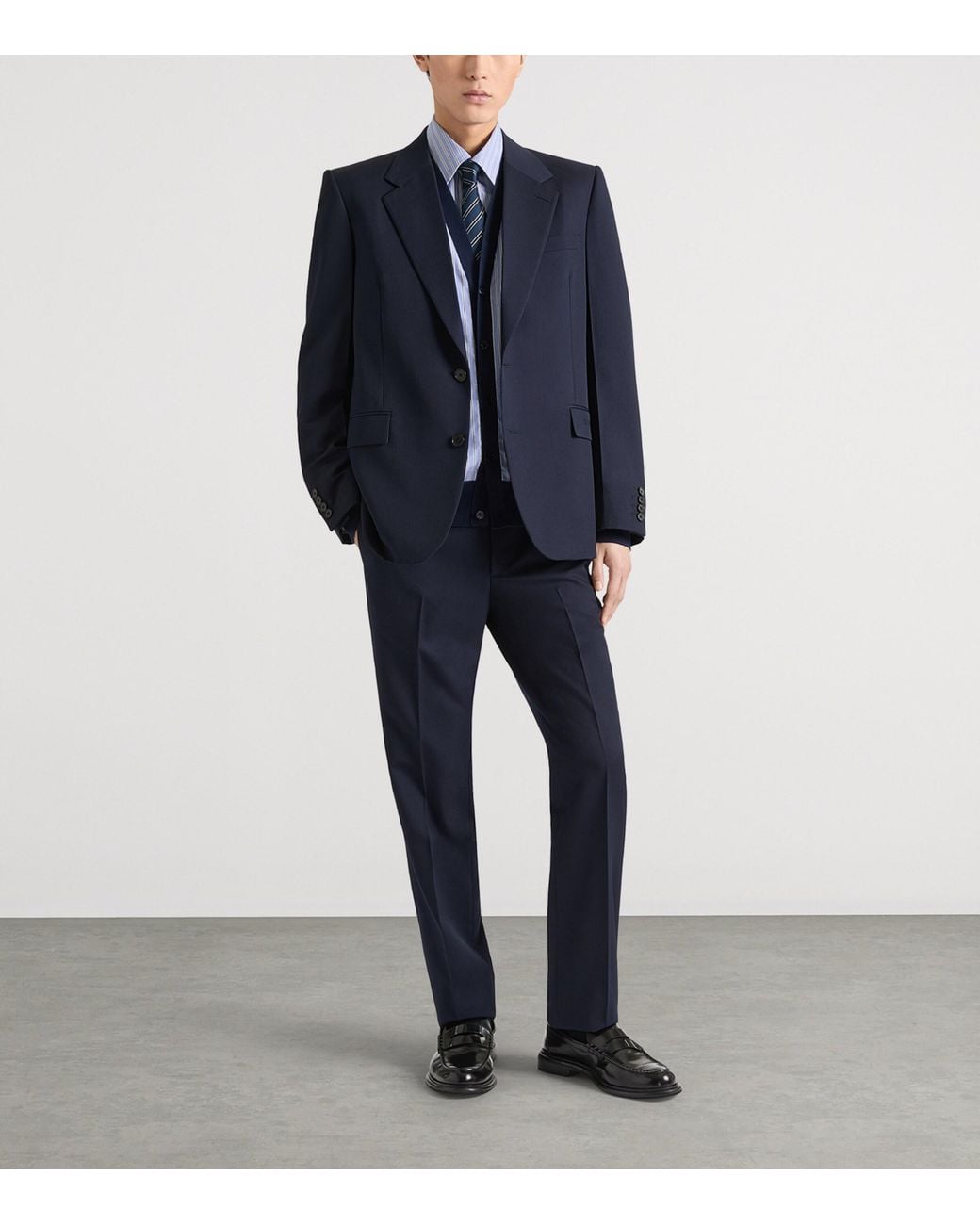 Givenchy Blue Wool Blazer for men