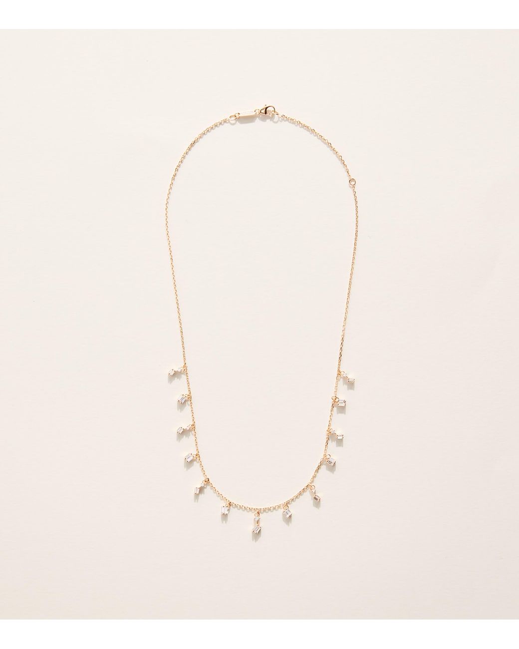 Suzanne Kalan Metallic And Diamond Classic Cascade Necklace