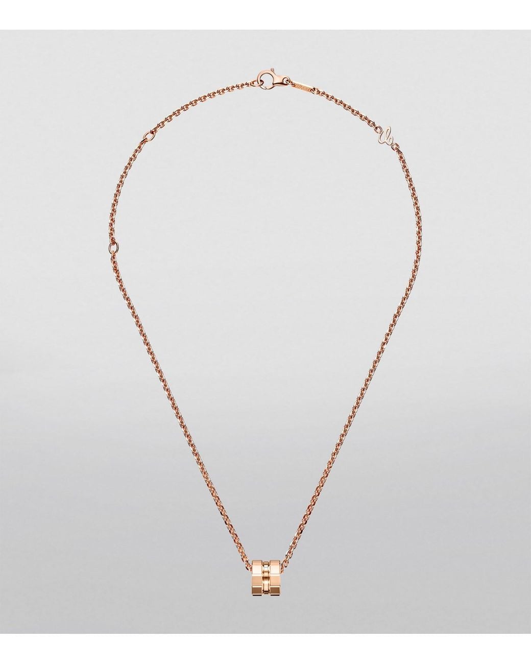 Chopard Metallic Ice Cube Necklace