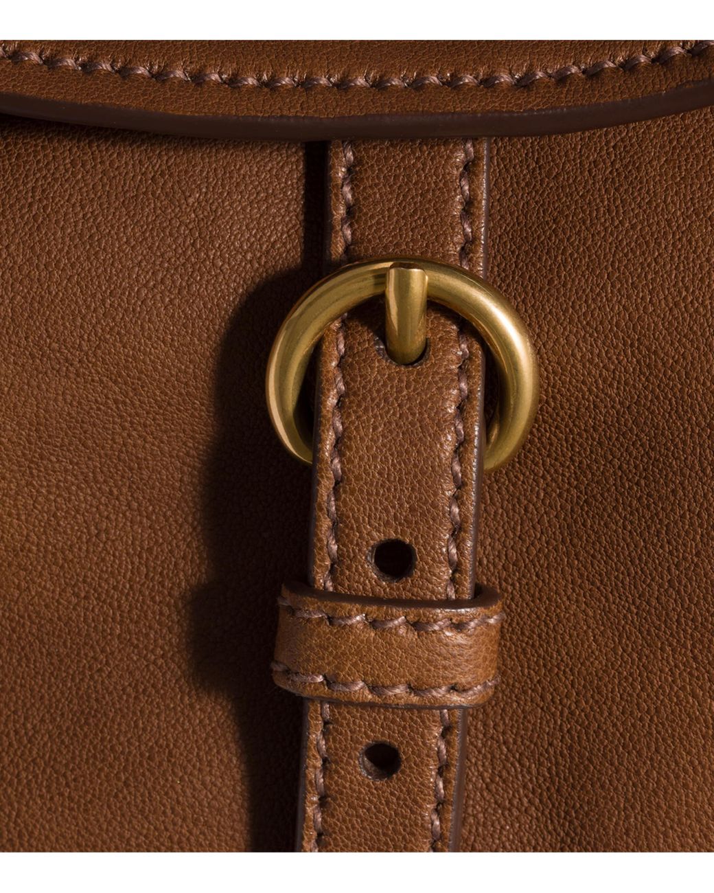 Miu Miu Brown Small Leather Rendez-Vous Shoulder Bag