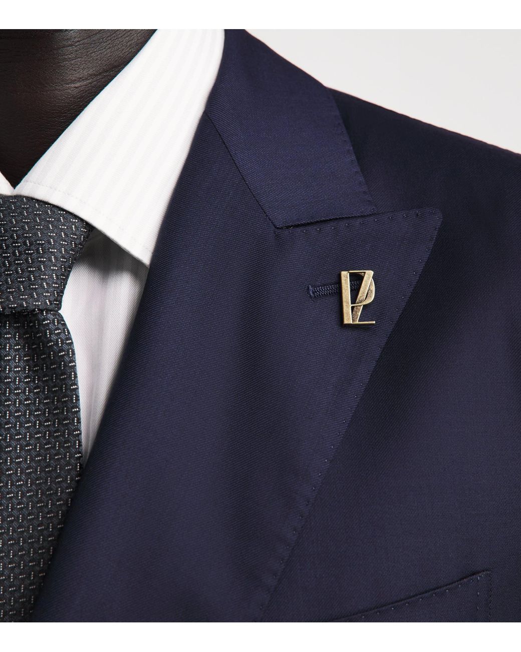 Pal Zileri Blue Wool Vicenza Double-Breasted 2-Piece Suit for men