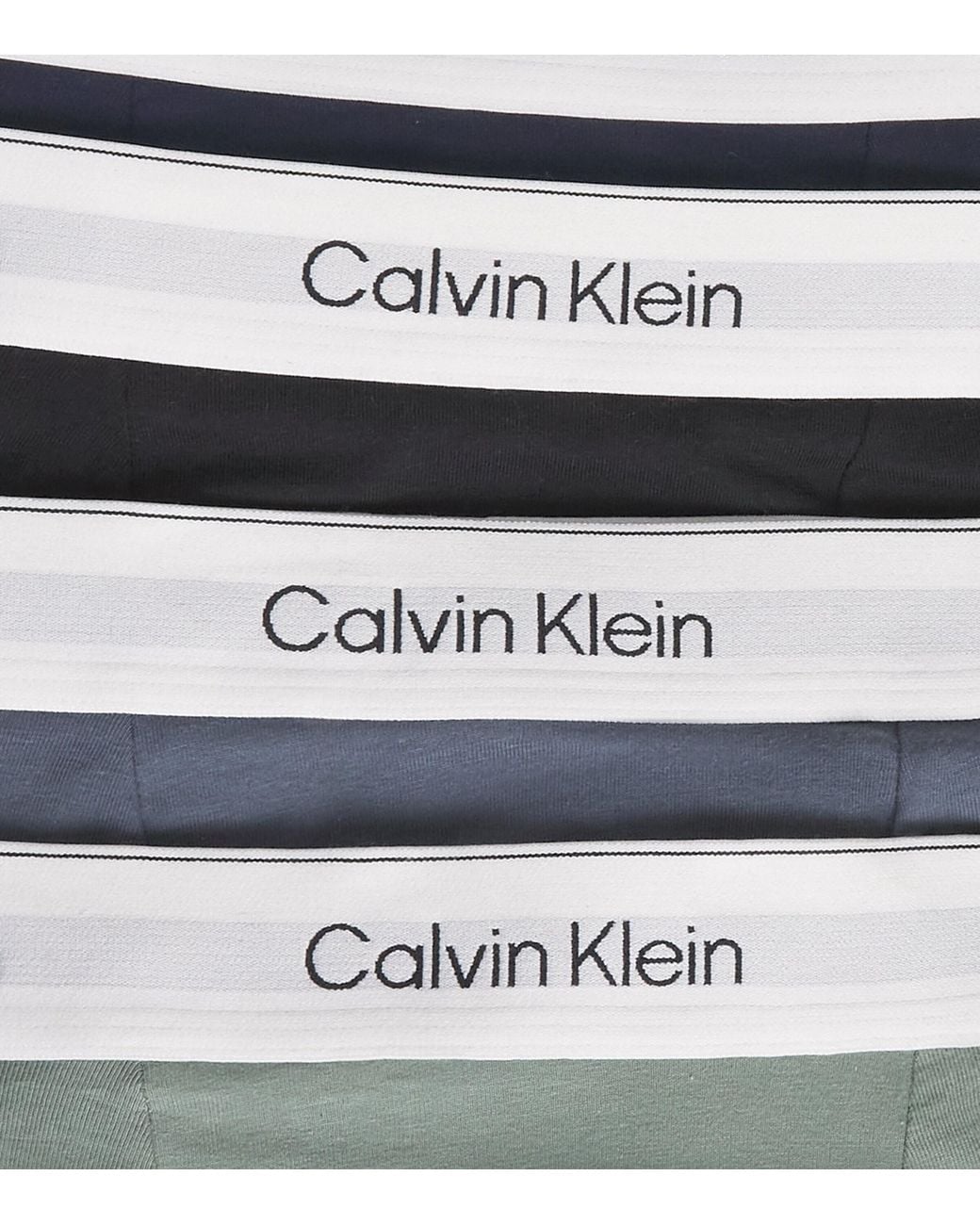 Calvin Klein Blue Stretch-Cotton Relaxed Icon Trunks for men
