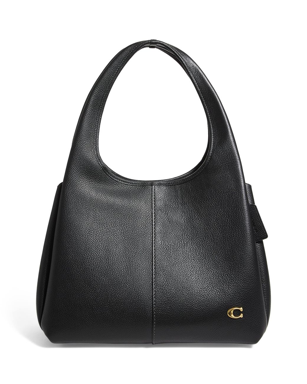 COACH Black Leather Lana Shoulder Bag
