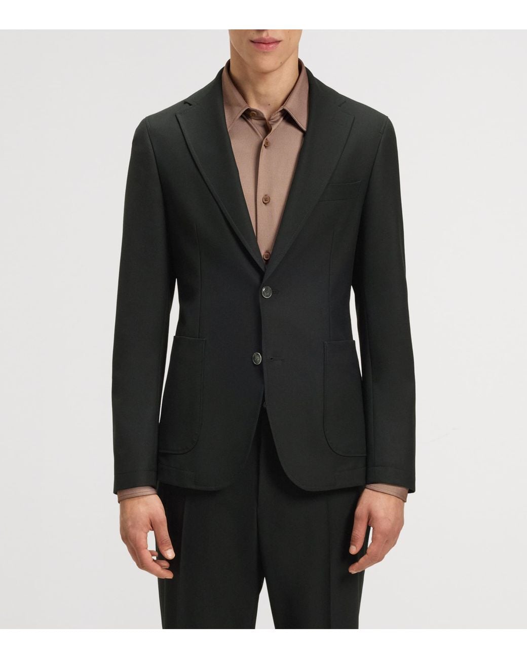 Boss Black Single-Breasted Slim Blazer for men
