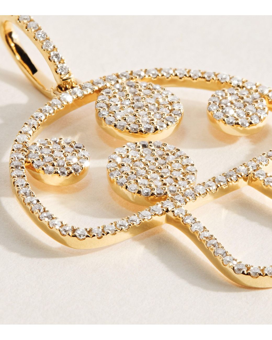 Rosa De La Cruz Natural And Diamond Mushroom Pendant