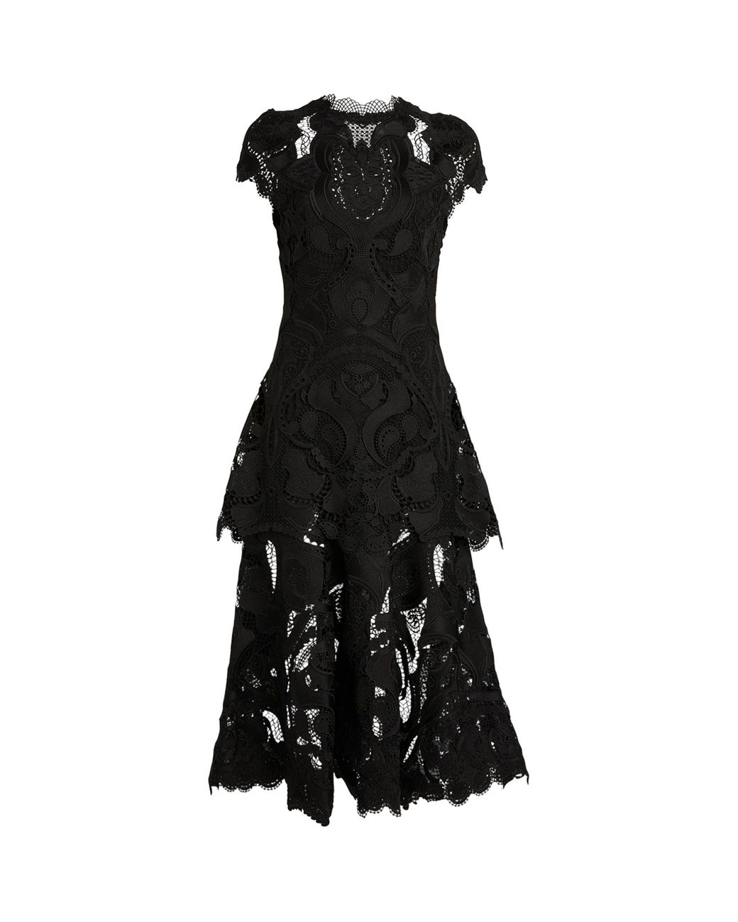 Guipure lace midi hot sale dress by jonathan simkhai