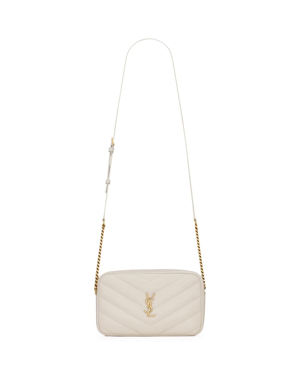 Saint Laurent Natural Leather Loulou Camera Bag