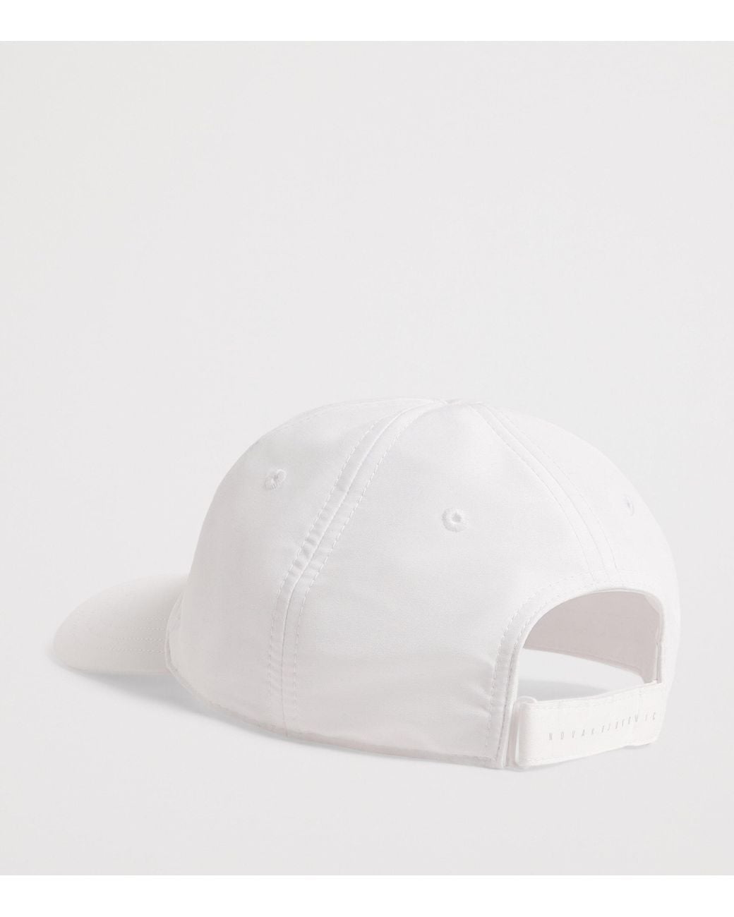 Lacoste White X Novak Djokovic Logo Cap for men