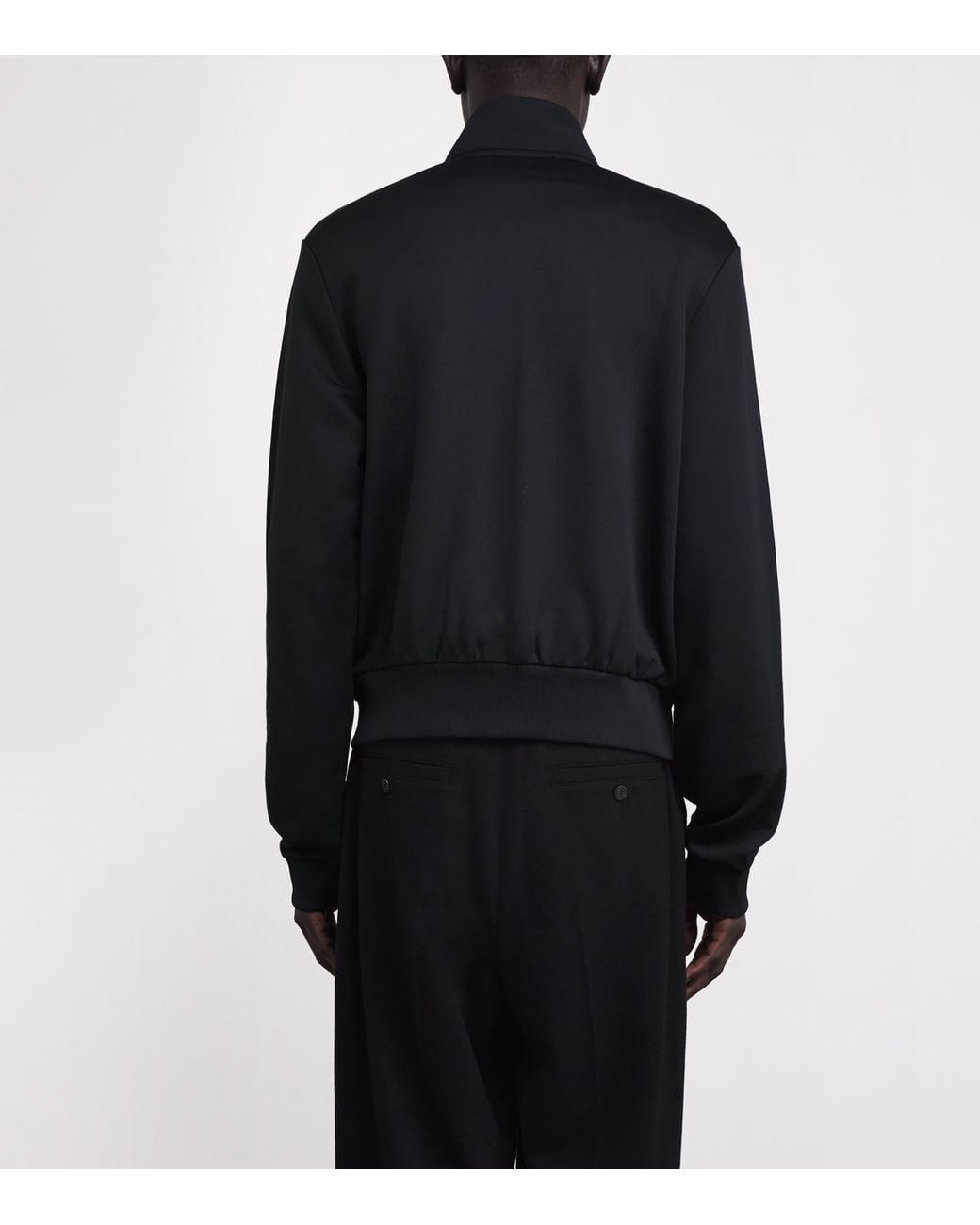 Our Legacy Black Jersey Mob Bomber Jacket for men