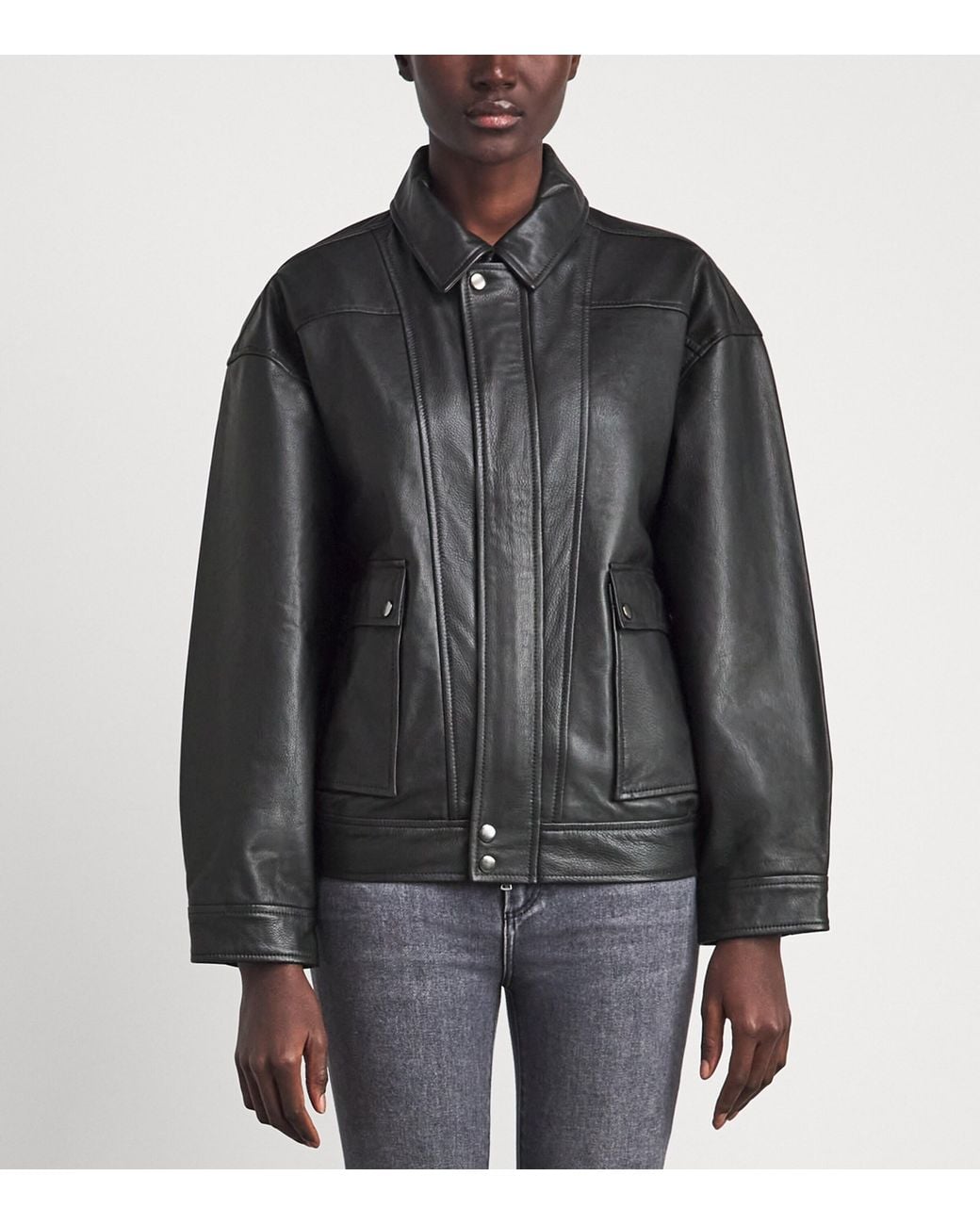 PAIGE Black Ashland Leather Jacket