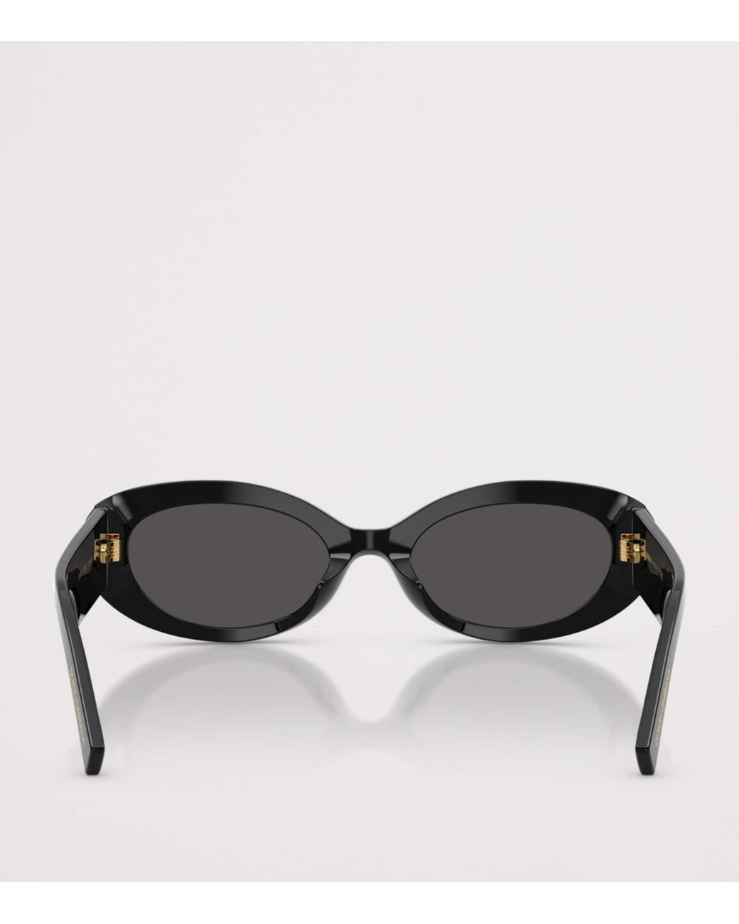 Dolce & Gabbana Black Oval Sunglasses