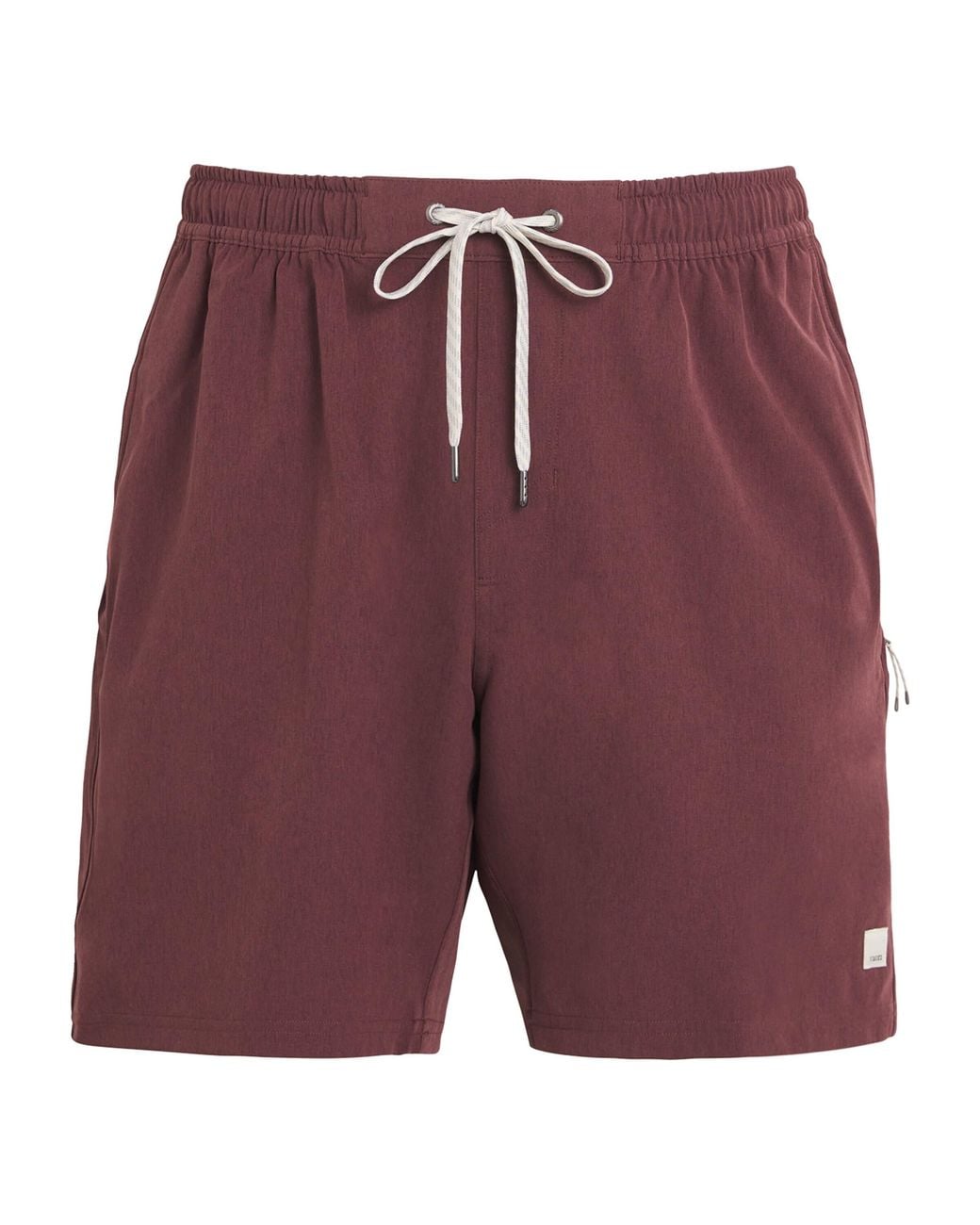 vuori Red 7' Unlined Banks Session Shorts for men