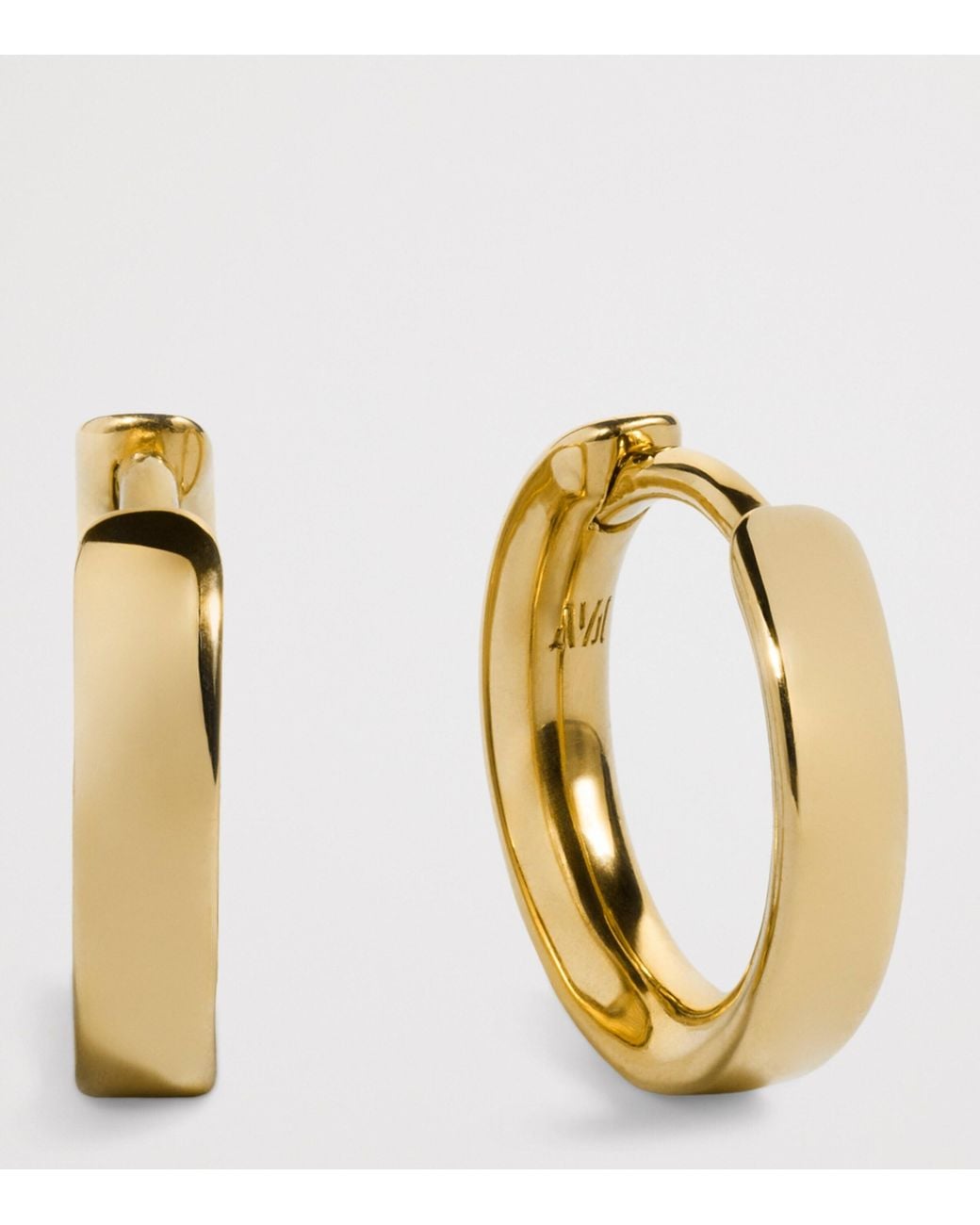 Monica Vinader Metallic Vermeil Huggie Hoop Earrings
