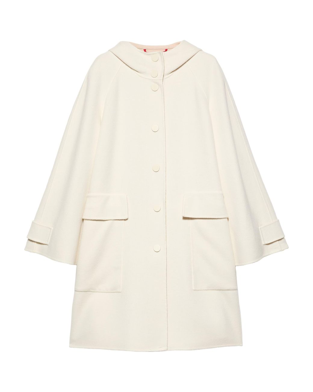 MAX&Co. Natural Wool Hooded Coat