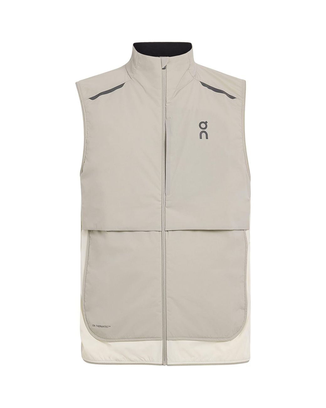 On Shoes White Weather Gilet for men