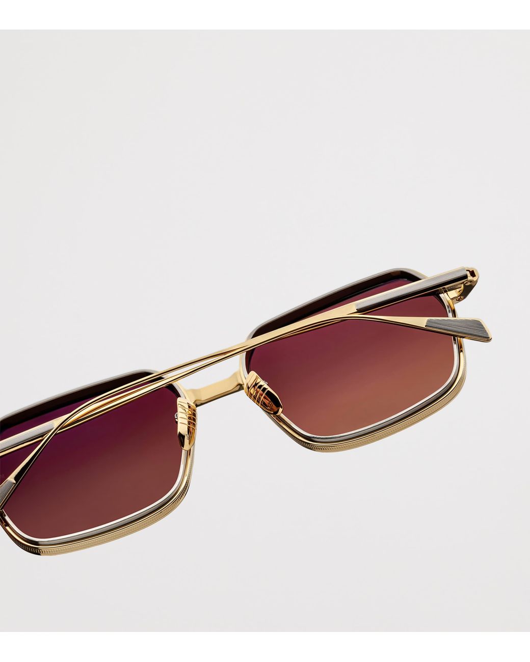 Jacques Marie Mage Purple Titanium Admiral Sunglasses