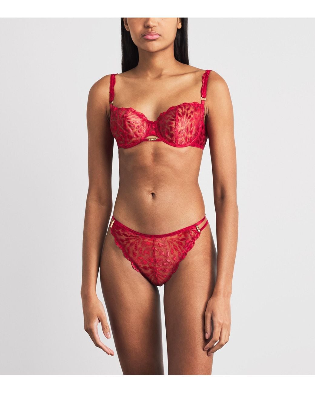 Aubade Red Cotton Crazy