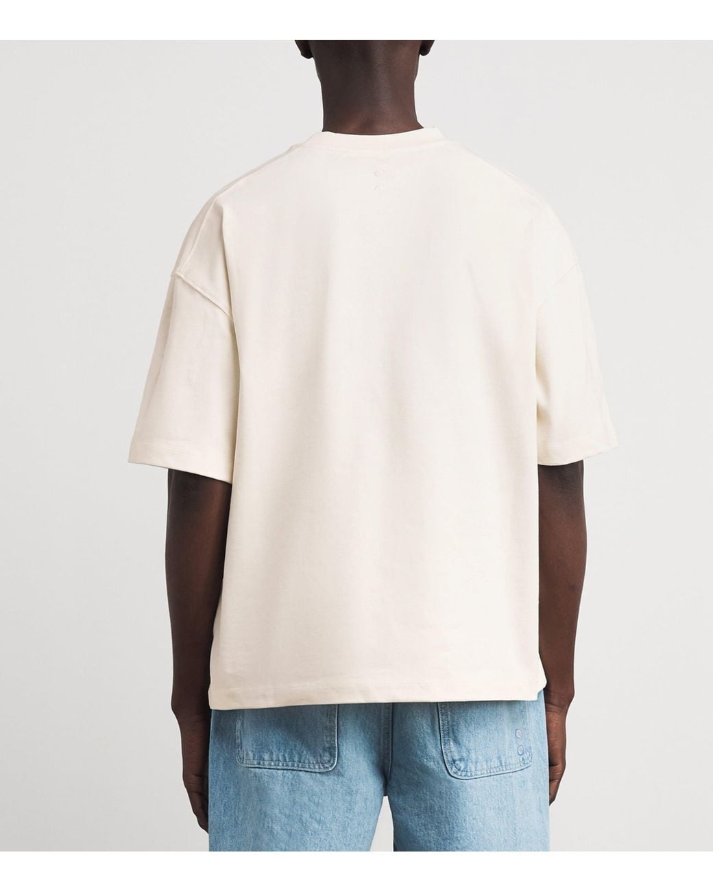 About Blank White Cotton Chalet T-Shirt for men