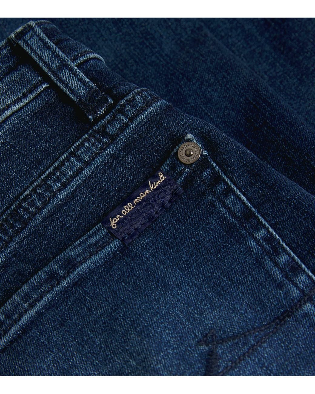 7 For All Mankind Blue Modern Dojo Soho Flared Jeans