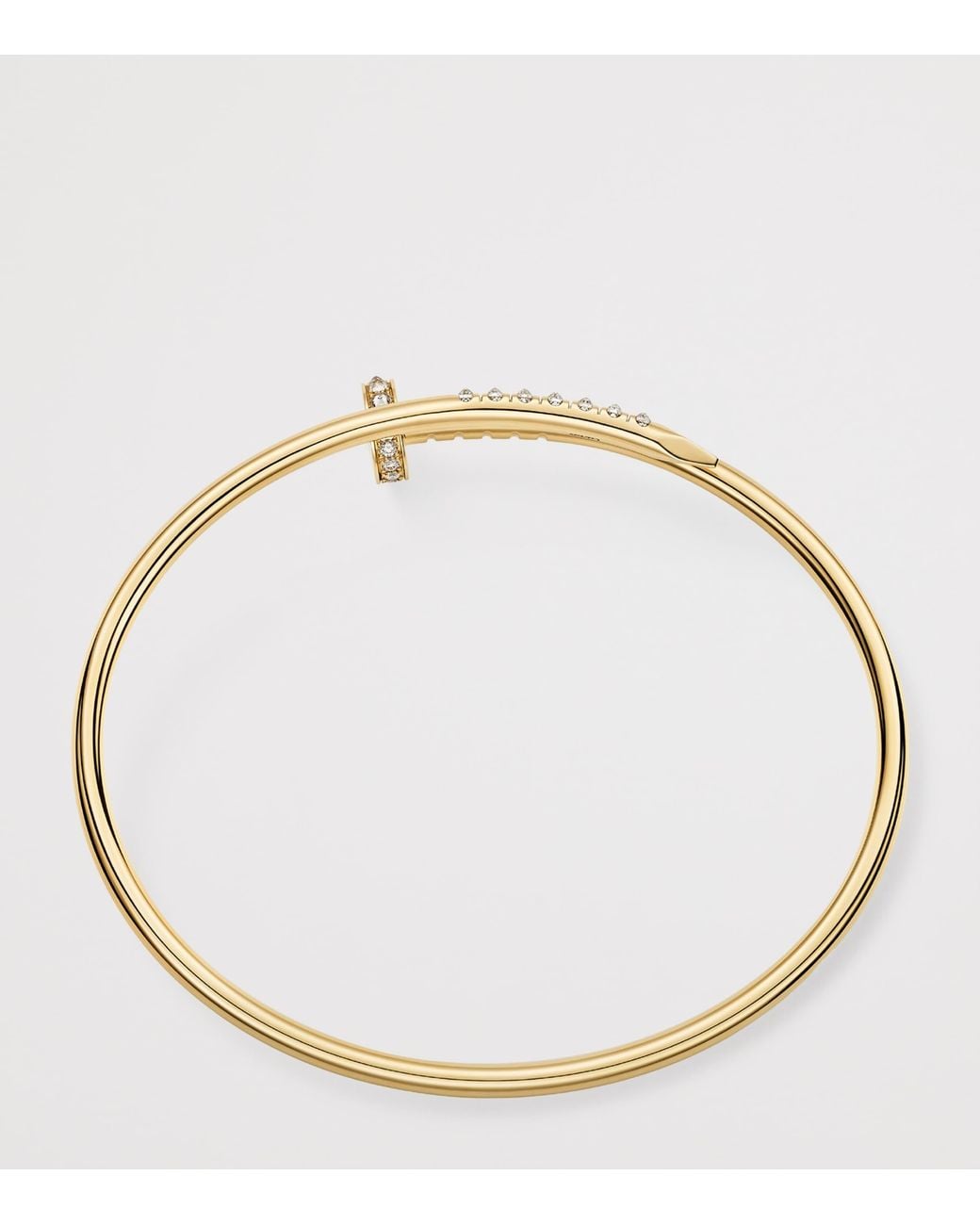 Cartier Metallic Small And Diamond Juste Un Clou Bracelet
