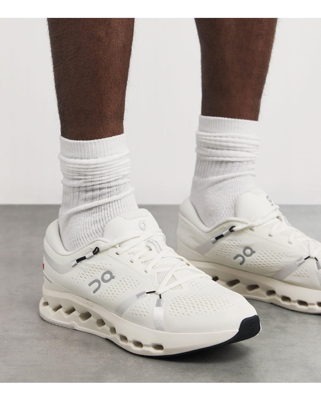 On Shoes White Cloudsurfer 2 Trainers for men