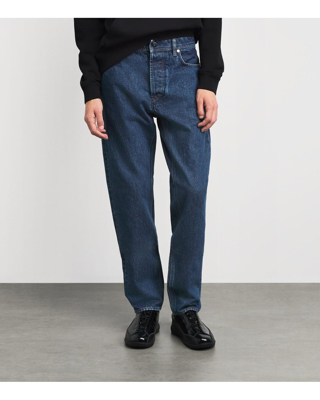Stone Island Blue Straight Jeans for men
