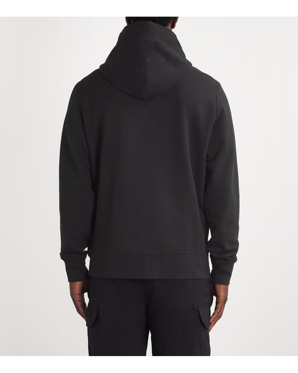 Canada Goose Black Cotton Zip-Up Huron Hoodie for men