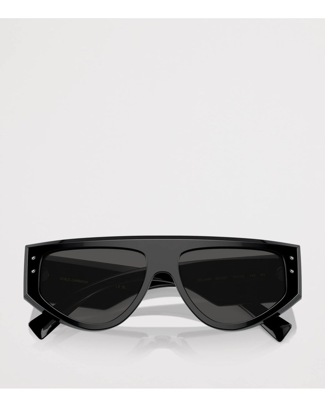 Dolce & Gabbana Black Rectangle Sunglasses for men