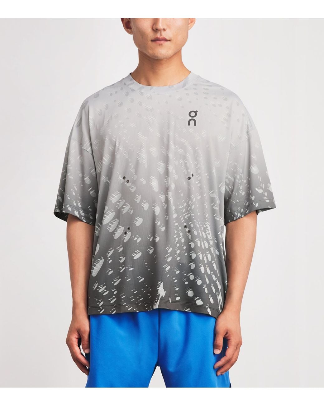 On Shoes Gray Performance Volt T-Shirt for men