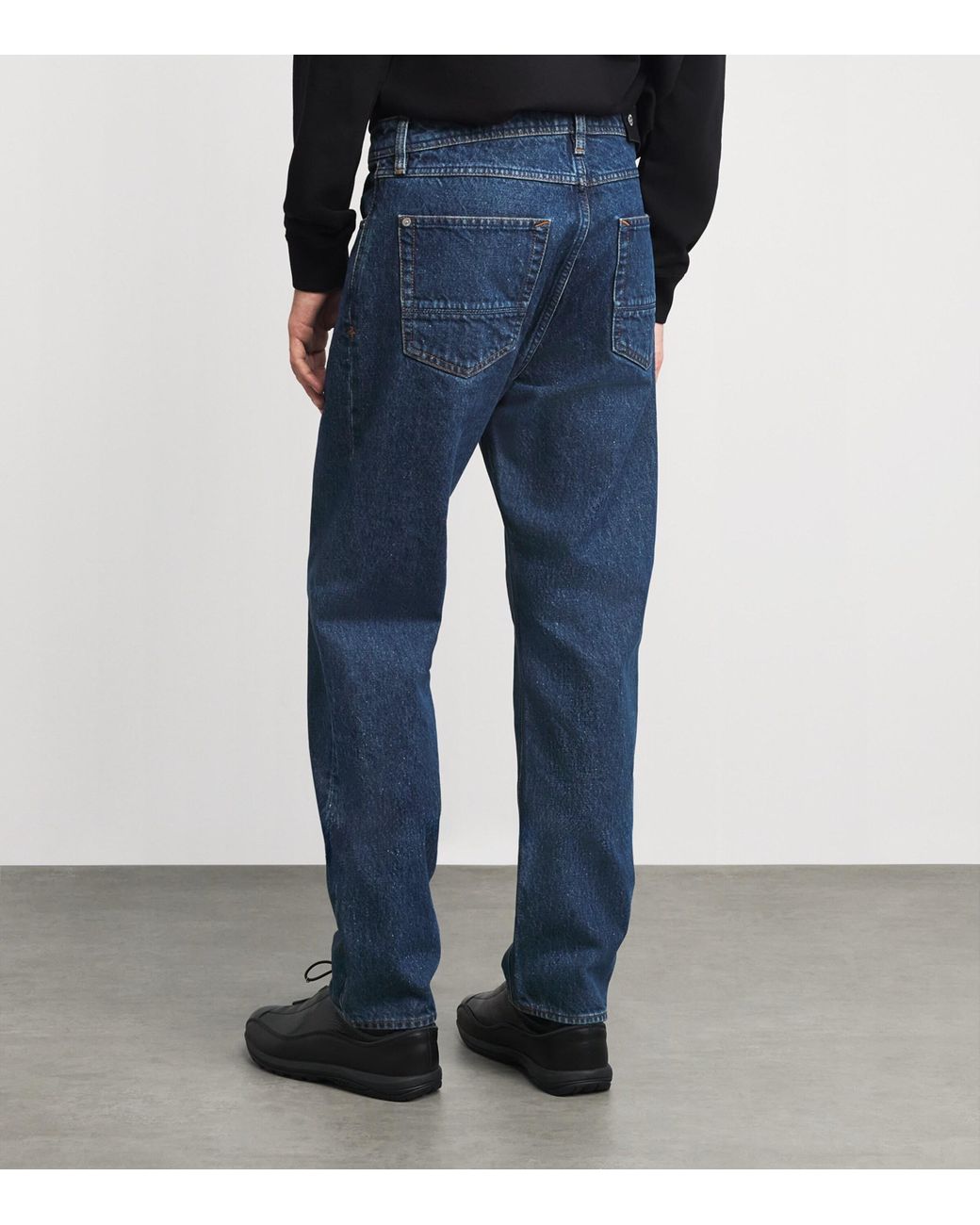 Stone Island Blue Straight Jeans for men