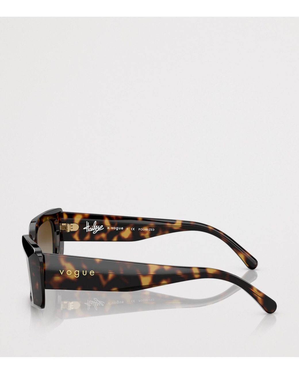 Vogue Brown Acetate Pillow Sunglasses