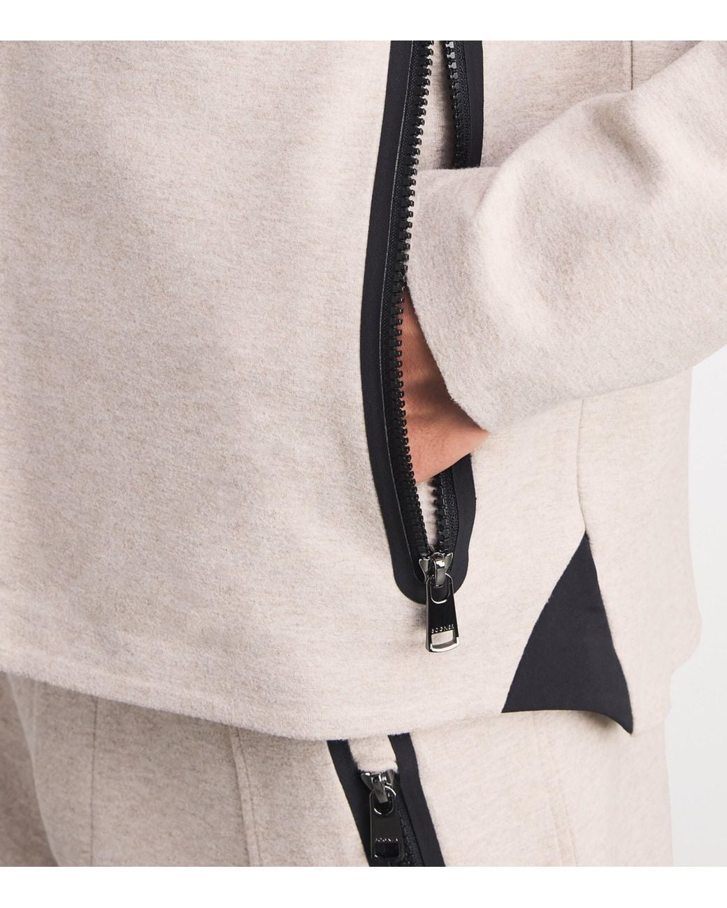 Bogner Natural Zip-Up Jannis Hoodie for men