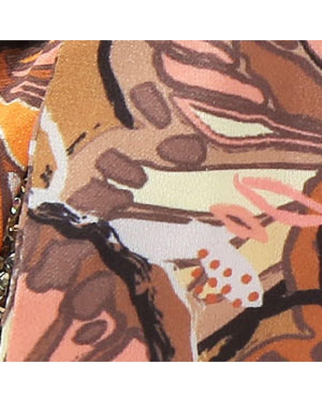 Kurt Geiger Brown Scarf-Accent Heeled Sandals 85