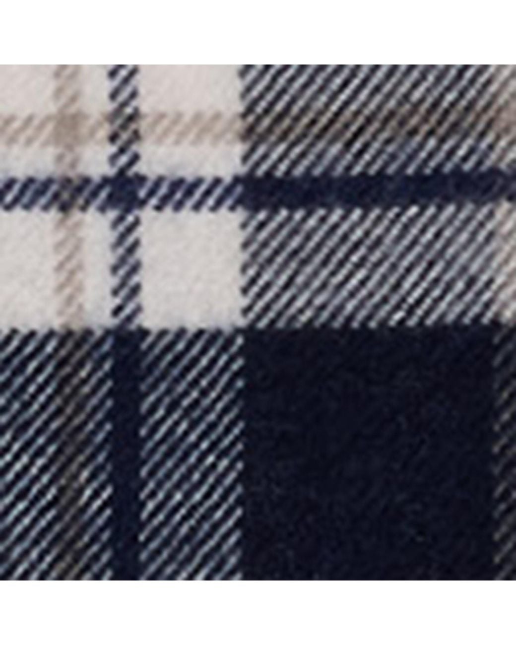 Dunhill Blue Cashmere Tartan Check Scarf for men