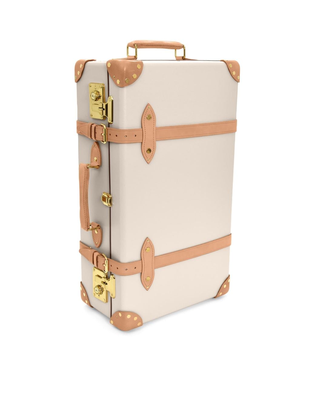 Globe-Trotter White Medium Safari 2-Wheel Suitcase