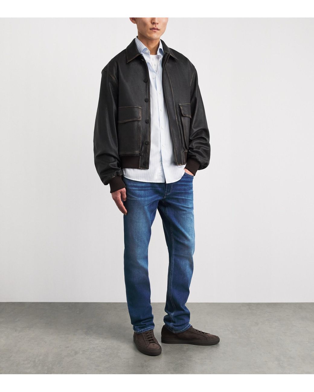 PAIGE Blue Federal Slim Jeans for men