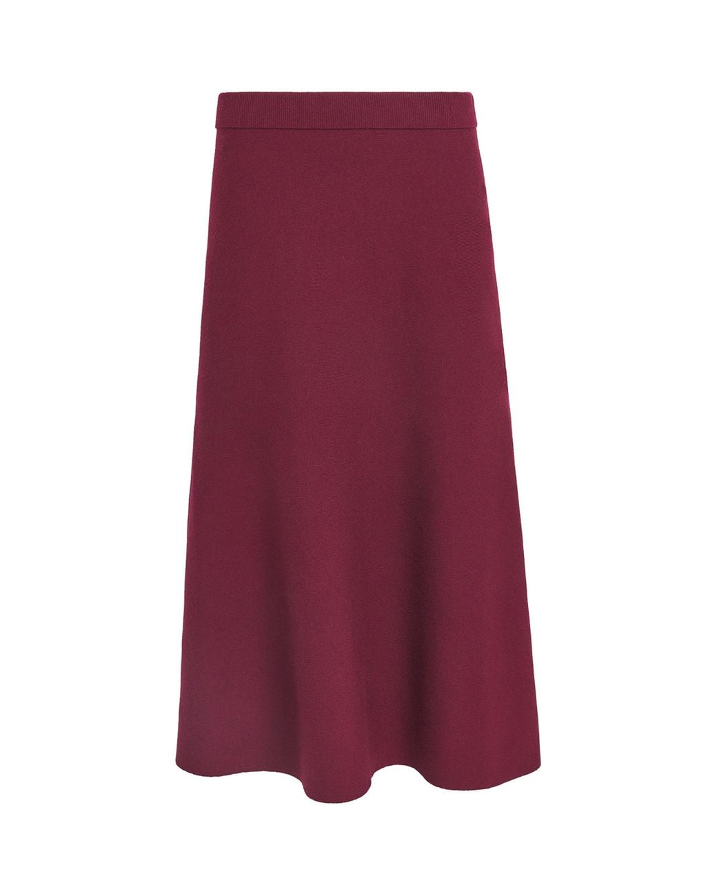 Jonathan Simkhai Purple Wool Cassie Midi Skirt