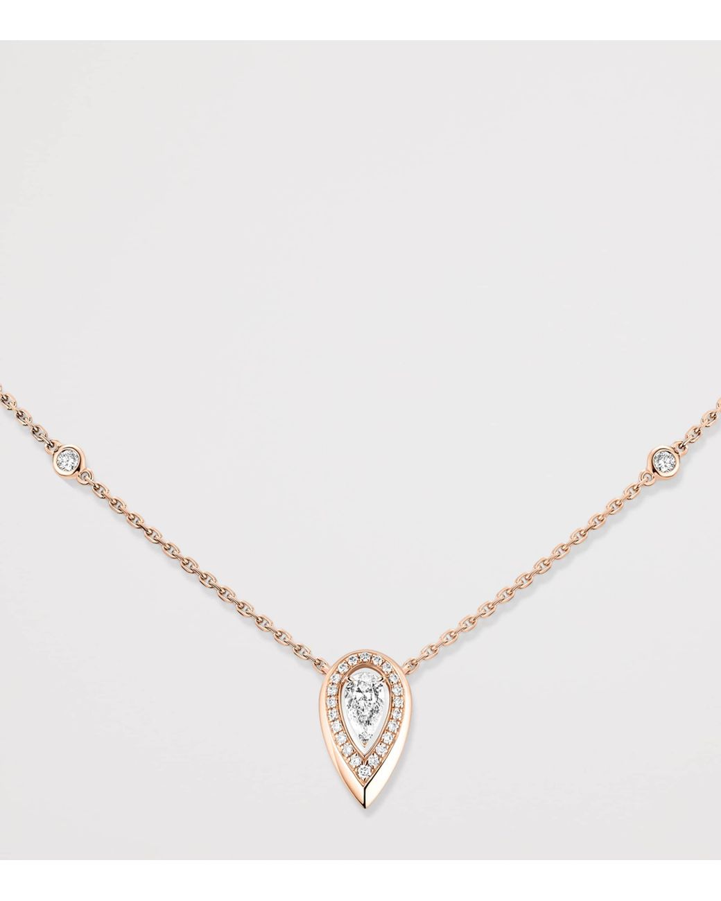 Messika Natural Fiery And Diamond Pendant Necklace