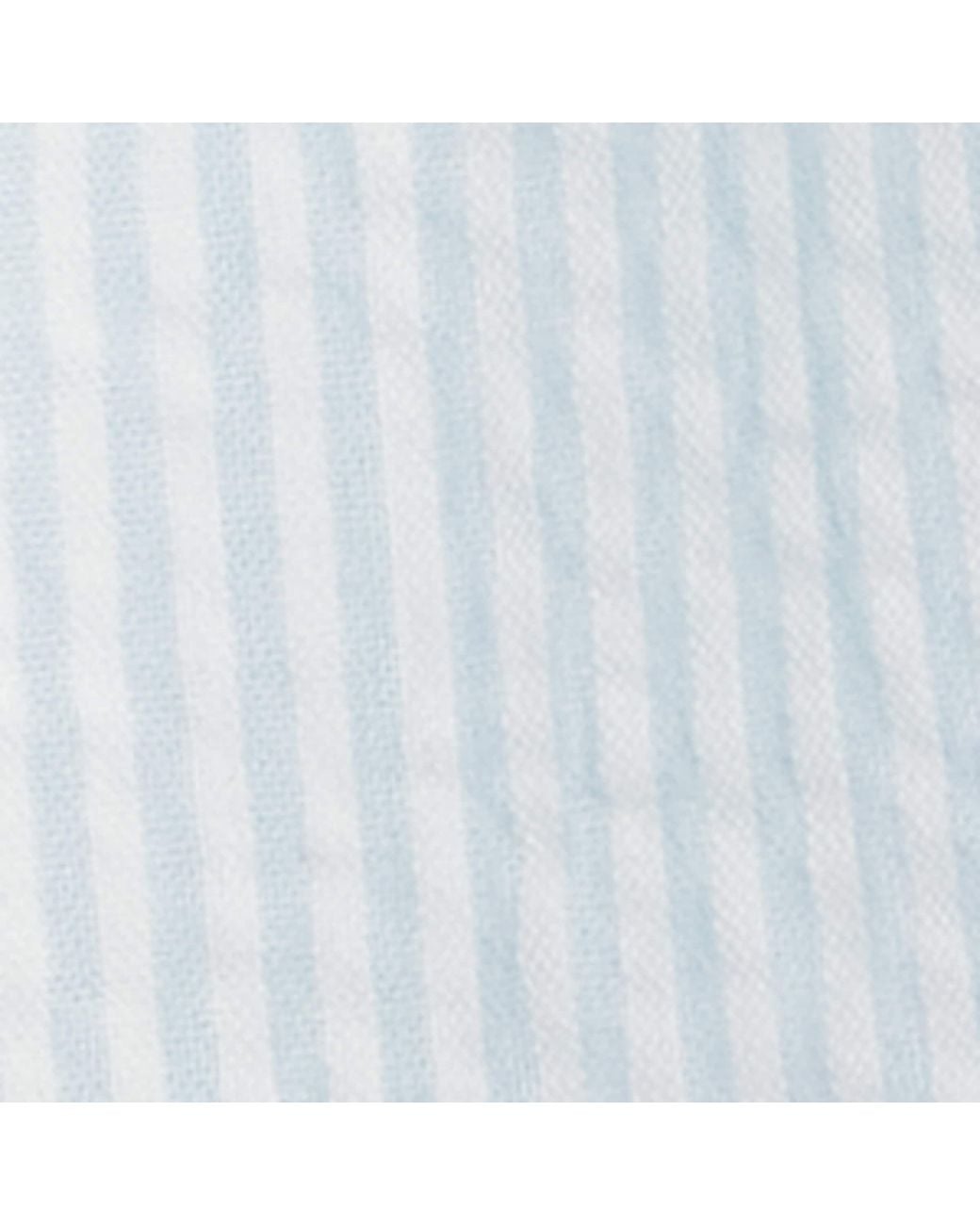 Calvin Klein Blue Cotton Seersucker Stripe Pyjama Bottoms for men