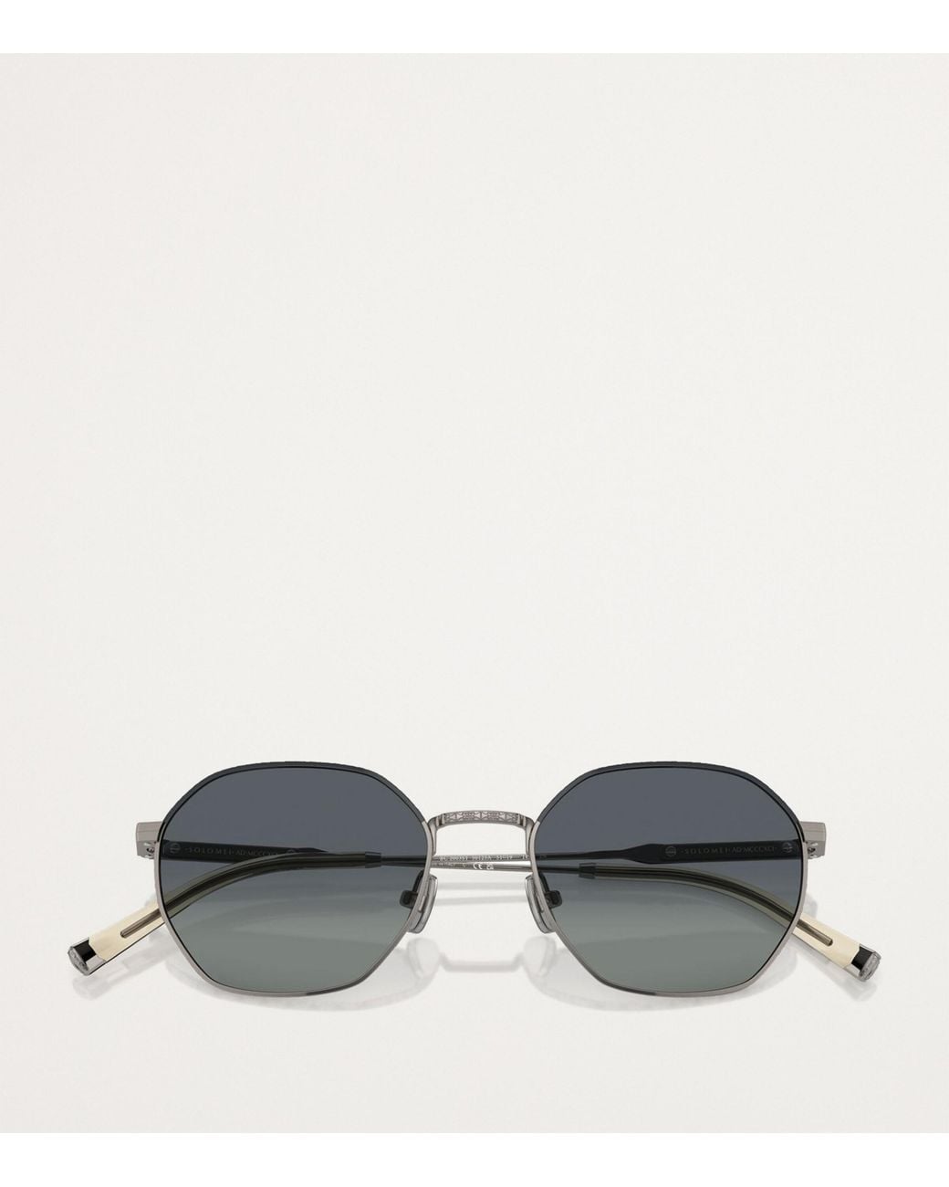 Brunello Cucinelli Gray Titanium Bc2003St Sunglasses