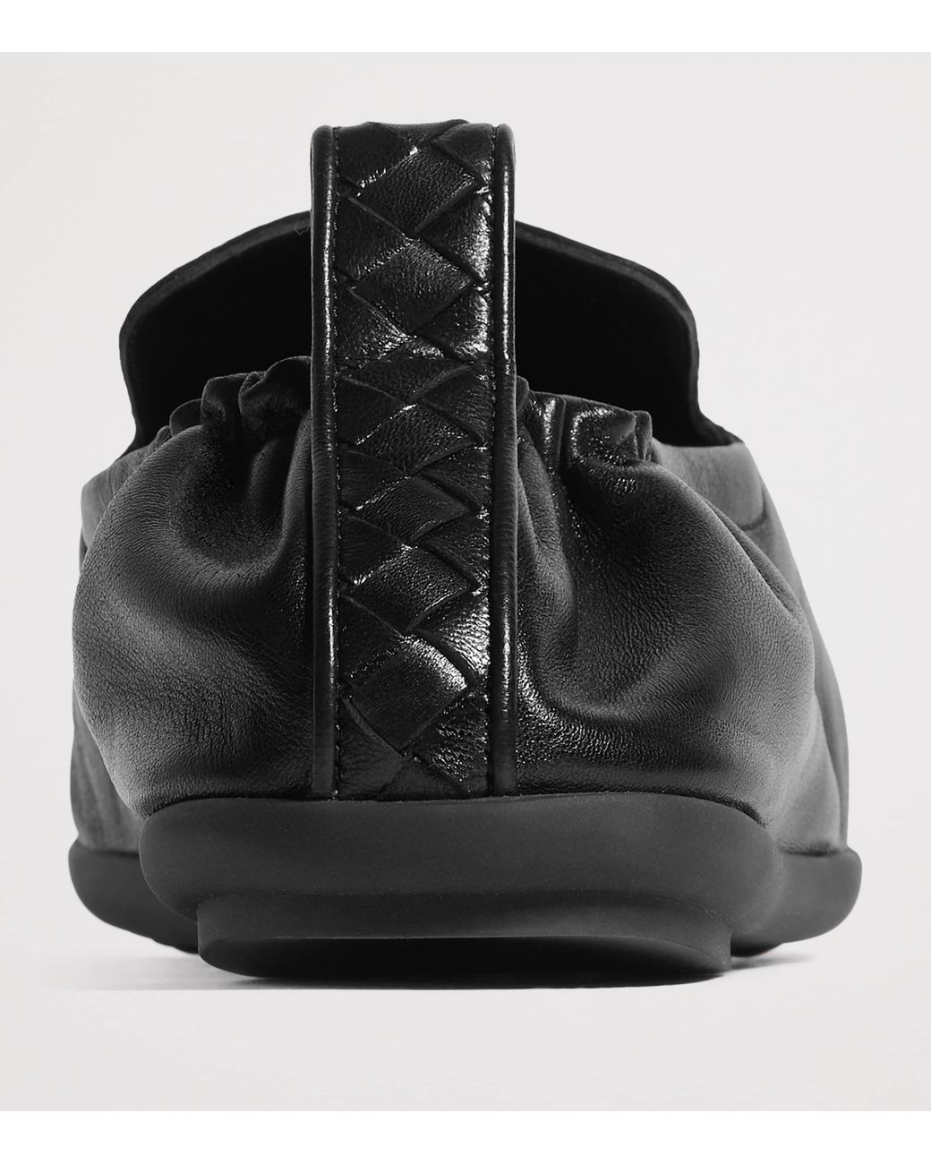 Bottega Veneta Black Nappa Leather Dawson Loafers for men
