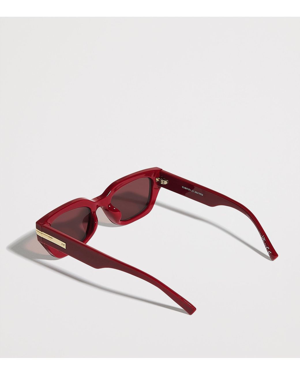 Le Specs Red Cubito Cat Eye Sunglasses