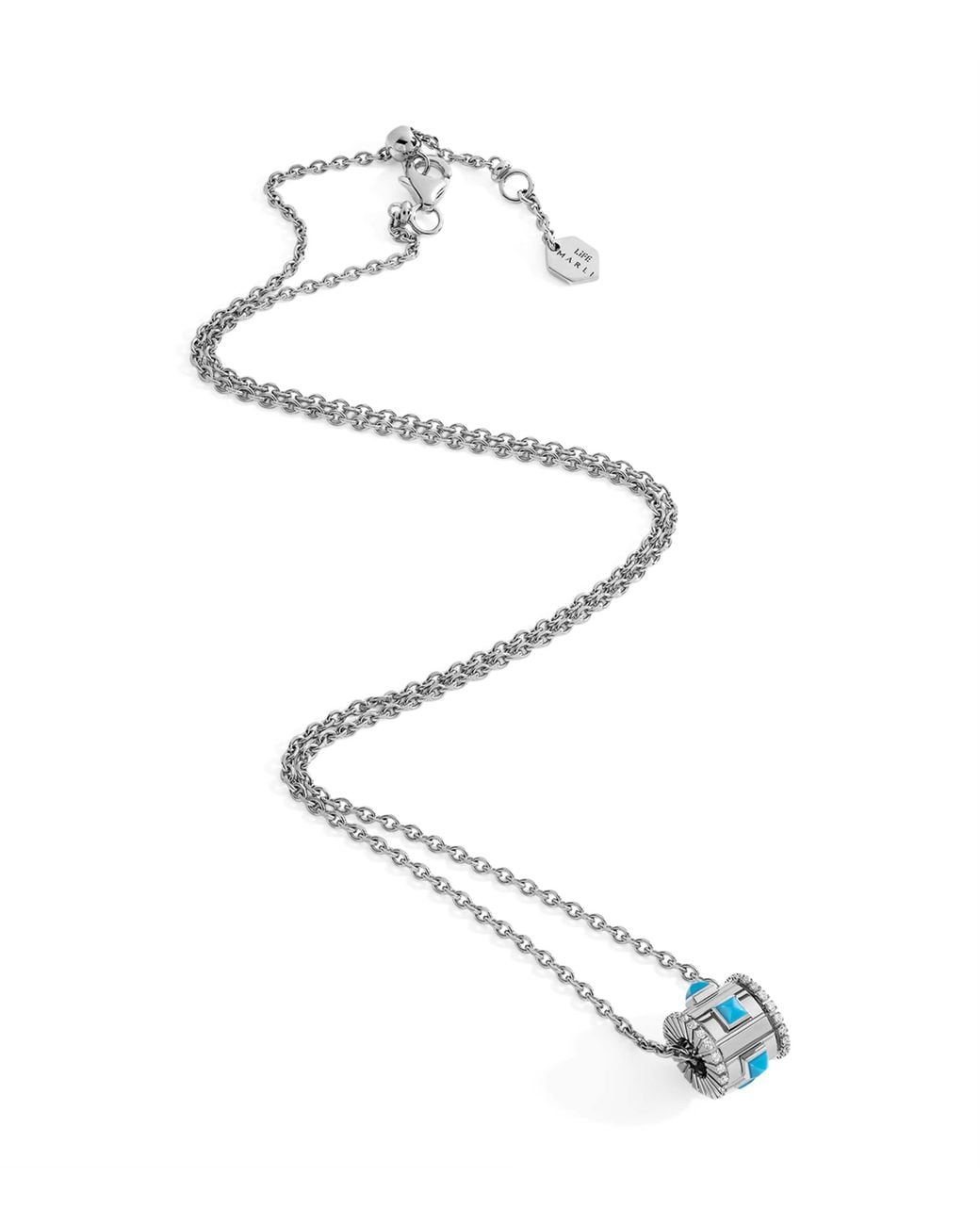 Marli New York White Diamond And Life Necklace