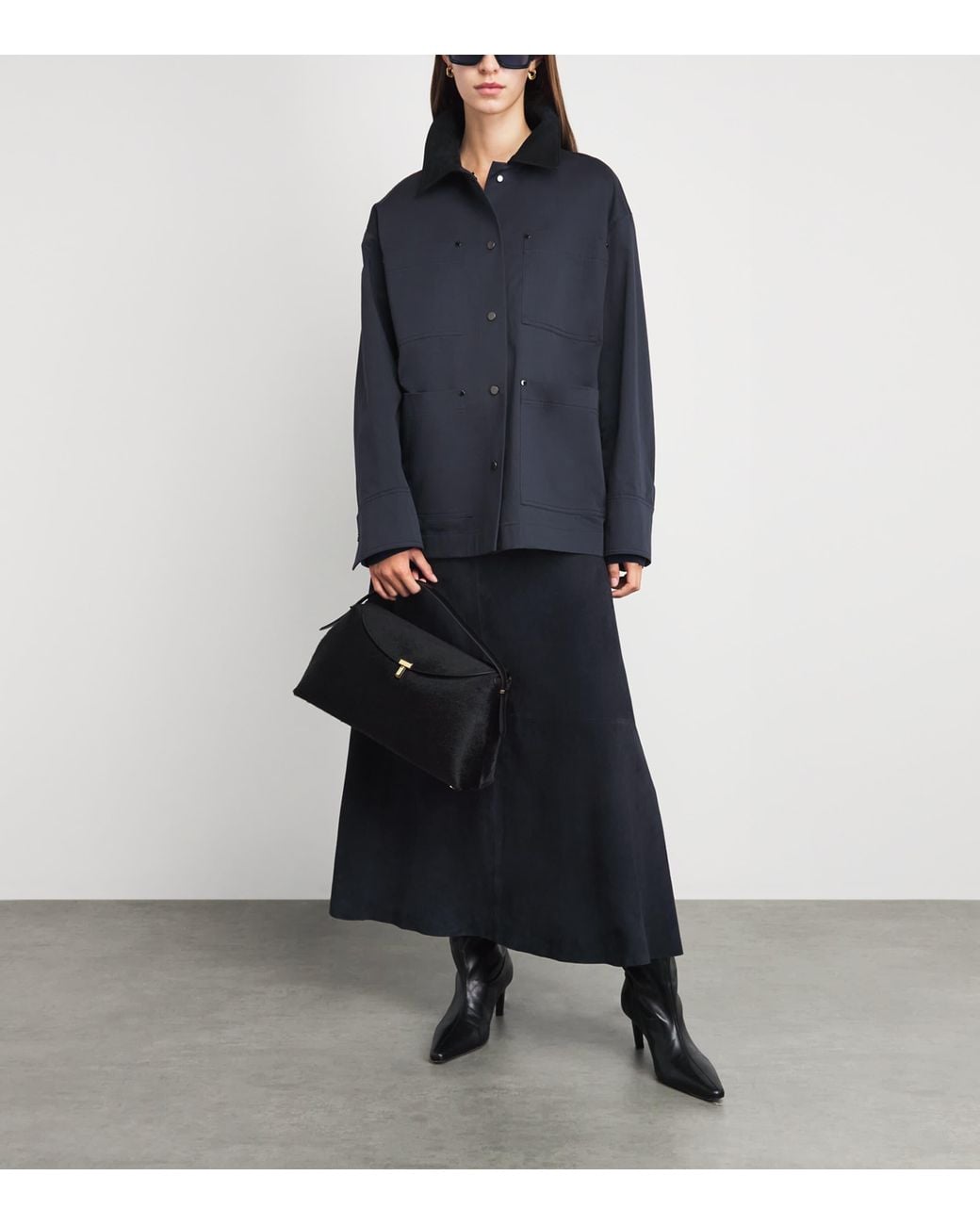 Joseph Blue Cotton Athos Jacket