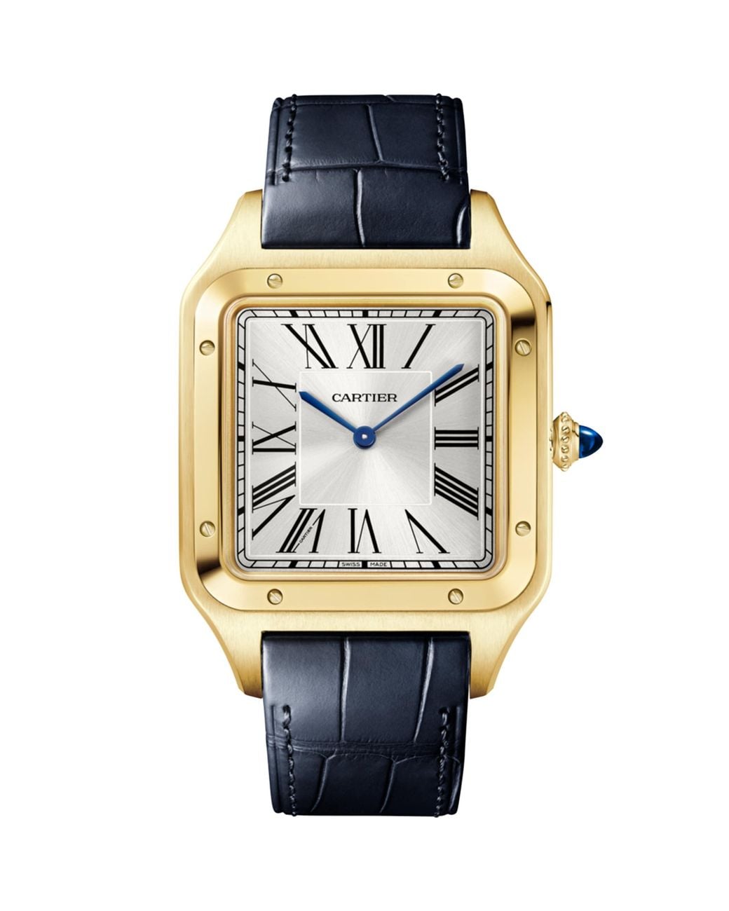 Cartier Blue Extra Large Santos-Dumont Watch for men