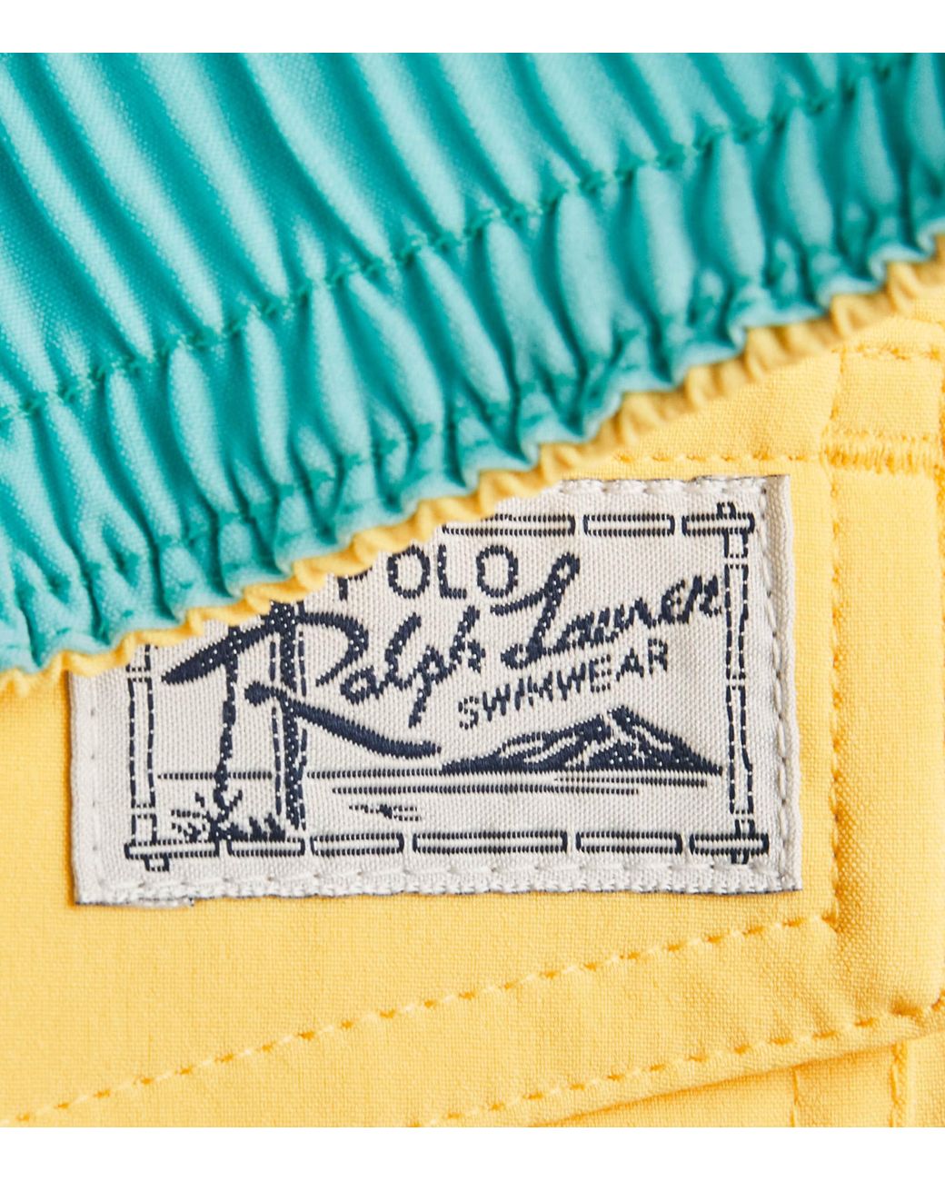 Polo Ralph Lauren Yellow Traveller Swim Shorts for men