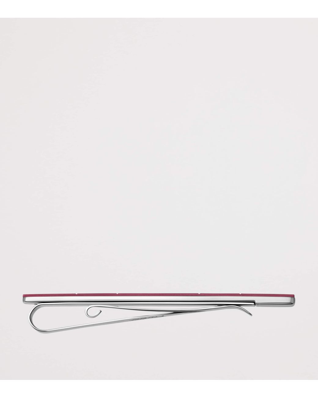 Cartier Red Stainless Steel Santos De Tie Clip for men