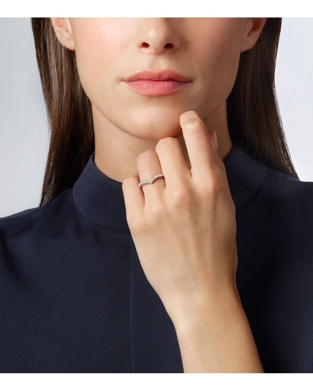 Chaumet White And Diamond Joséphine Aigrette Ring